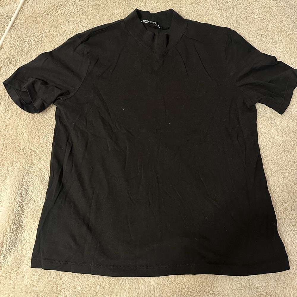 Zara Black Short Sleeve Tee